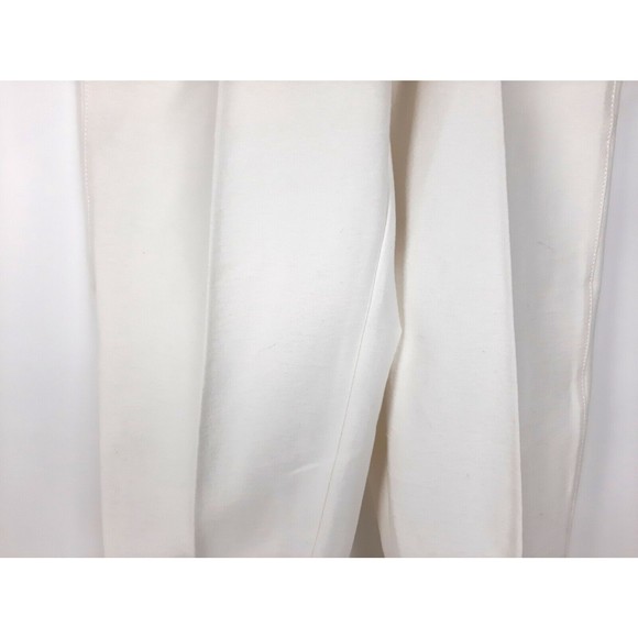 Vintage 1980s Gene Ewing White Stirrup Pants Black Scroll Design Womens Size 8 - Picture 4 of 12